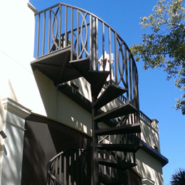 Spiral Stairs in Longboat Key Florida